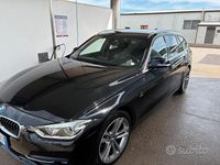 Usata BMW 316 Sport Line 116 CV (85 kW) 2015 Nero Station wagon