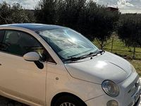 Usata Fiat 500 75 CV (55 kW) 2009 Bianco Cabrio