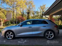 Usata Audi A3 150 CV (110 kW) 2021 Argento Berlina