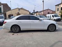 Usata Mercedes E220 Premium Plus 194 CV (142 kW) 2018 Bianco Berlina