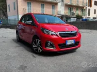 Usata Peugeot 108 Allure 82 CV (60 kW) 2017 Rosso Berlina