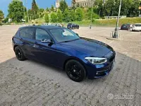 Usata BMW 116 Sport Line 116 CV (85 kW) 2019 Blu Utilitaria