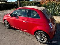 Usata Fiat 500C 100 CV (73 kW) 2010 Rosso Cabrio