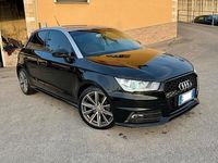 Usata Audi A1 S-Line 90 CV (66 kW) 2018 Nero Utilitaria