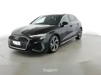 Usata Audi A3 S-Line 150 CV (110 kW) 2022 Nero mito metallizzato Berlina