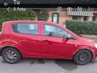 Usata Chevrolet Aveo 69 CV (50 kW) 2012 Rosso Berlina