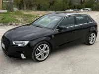 Usata Audi A3 S-Line 150 CV (110 kW) 2018 Nero Berlina