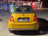Usata Fiat 500 Lounge 69 CV (50 kW) 2016 Giallo Cabrio