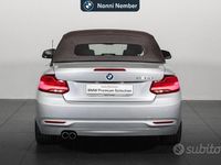 Usado BMW 220 Advantage 190 CV (139 kW) 2018 Gris Descapotable