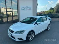 Usata Seat Leon Business 110 CV (80 kW) 2015 Bianco Berlina