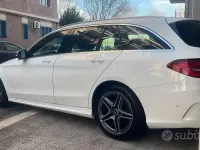 Usata Mercedes C220 Premium 194 CV (142 kW) 2019 Bianco Station wagon