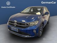 Usata VW Taigo Life 110 CV (80 kW) 2022 Blu/azzurro SUV