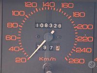 Usata Alfa Romeo 75 120 CV (88 kW) 1991 Rosso Berlina