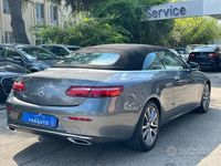 Usata Mercedes E220 Premium 194 CV (142 kW) 2017 Grigio Cabrio