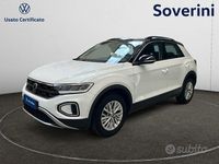 Usata VW T-Roc Life 110 CV (80 kW) 2023 Bianco SUV