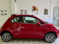 Usata Fiat 500C Lounge 70 CV (51 kW) 2010 Rosso Cabrio