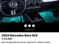 Usata Mercedes GLB200 Premium 163 CV (119 kW) 2024 Grigio SUV