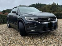 Usata VW T-Roc Cabriolet R-line 150 CV (110 kW) 2021 Nero Cabrio