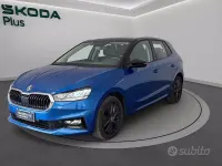 Usata Skoda Fabia 80 CV (58 kW) 2025 Blu race metallizzato Utilitaria