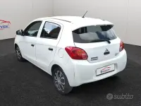 Usata Mitsubishi Space Star Intense 71 CV (52 kW) 2015 Bianco Utilitaria