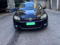 Usata VW Golf VI 105 CV (77 kW) 2010 Nero Utilitaria