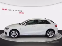 Usata Audi A3 Business 150 CV (110 kW) 2022 Bianco ghiaccio metalizzato Berlina