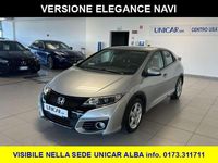 Usata Honda Civic Elegance 120 CV (88 kW) 2016 Argento Berlina