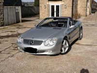 Usata Mercedes SL500 306 CV (225 kW) 2003 Argento Cabrio