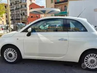 Usata Fiat 500 Lounge 69 CV (50 kW) 2009 Bianco Cabrio
