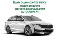 Nuova Skoda Octavia Executive 116 CV (85 kW) 2025 Bianco Station wagon