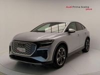 Usata Audi Q4 Sportback e-tron Ambiente 210 kW (286 CV) 2024 Argento floret metallizzato SUV