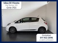 Usata Toyota Yaris Hybrid Active 101 CV (74 kW) 2017 Bianco Utilitaria