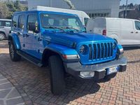 Usata Jeep Wrangler Unlimited Sahara 272 CV (200 kW) 2022 Blu SUV