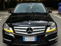 Usata Mercedes C220 Avantgarde 170 CV (125 kW) 2011 Nero Berlina