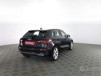 Usata Audi A3 Advanced 116 CV (85 kW) 2021 Nero midnight Berlina