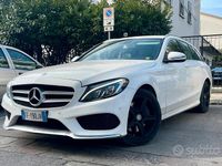 Usata Mercedes C250 AMG 204 CV (150 kW) 2016 Bianco Station wagon