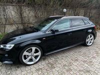 Usata Audi A3 S-Line 150 CV (110 kW) 2016 Nero Berlina