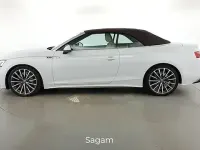 Usata Audi A5 Cabriolet S-Line 204 CV (150 kW) 2023 Bianco ghiaccio metallizzato Cabrio