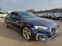 Usata Audi A5 S-Line 204 CV (150 kW) 2021 Blu Coupé
