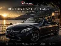 Usata Mercedes C200 Premium 184 CV (135 kW) 2020 Nero Cabrio