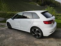 Usata Audi A3 Sport 116 CV (85 kW) 2019 Bianco Berlina