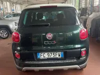 Usata Fiat 500L Trekking 120 CV (88 kW) 2015 Verde inglese/tetto bianco Monovolume