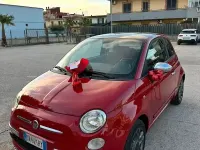 Usata Fiat 500 75 CV (55 kW) 2009 Rosso Cabrio