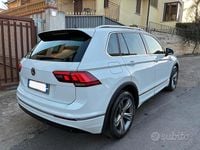 Usata VW Tiguan R-line 150 CV (110 kW) 2019 Bianco SUV