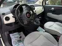 Begagnad Fiat 500 Lounge 75 HK (55 kW) 2010 Vit Halvkombi