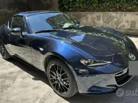 Usata Mazda MX5 Homura-Line 184 CV (135 kW) 2023 Blu Cabrio