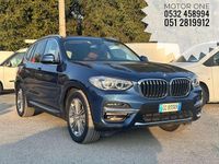 Usata BMW X3 Luxury Line 190 CV (139 kW) 2021 Blu/azzurro SUV