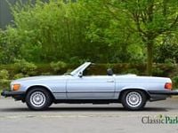Usata Mercedes SL380 218 CV (160 kW) 1983 Blu Cabrio