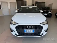 Usata Audi A3 150 CV (110 kW) 2021 Bianco Berlina
