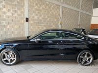 Usata Mercedes C220 Premium 170 CV (125 kW) 2017 Nero Coupé
